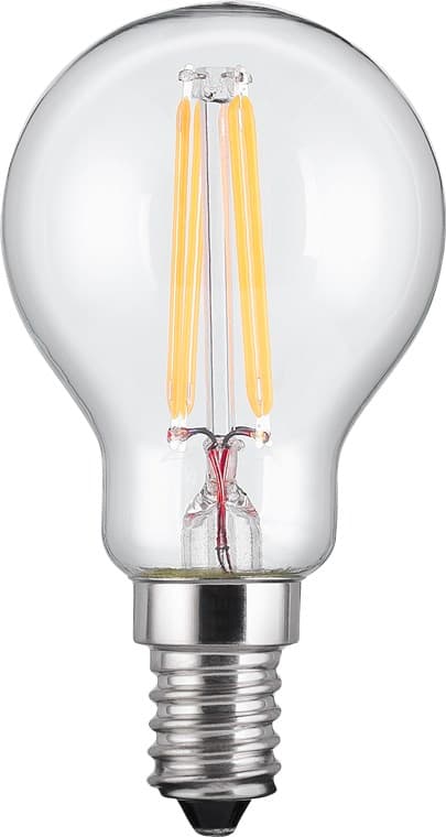 Goobay Filament LED Mini Globe, 4 W - douille E14, blanc chaud, non dimmable